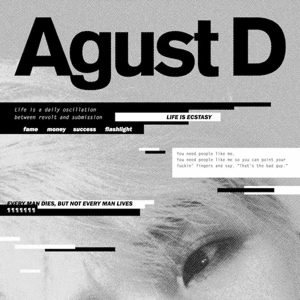 Agust D's album cover
